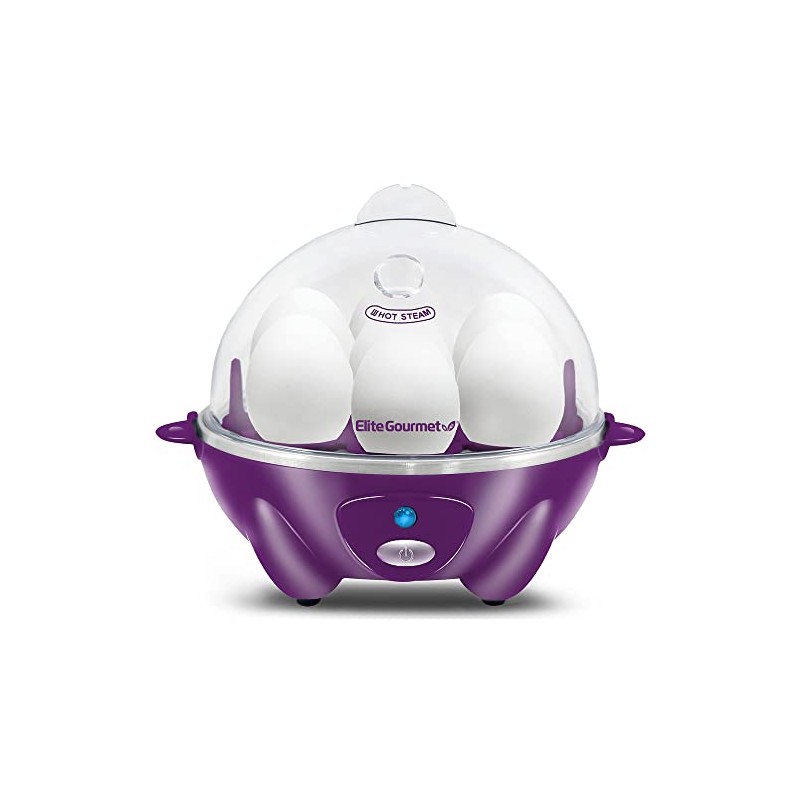 Elite Gourmet EGC007BL Easy Electric Poacher, Omelet Eggs & Soft,