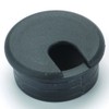 WOODRIVER 1-3/4" Cable Management Plastic Grommet Black 1-Piece