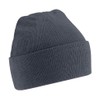 Beechfield B045 Cuffed Knitted Hat Unisex Adult - Grey -