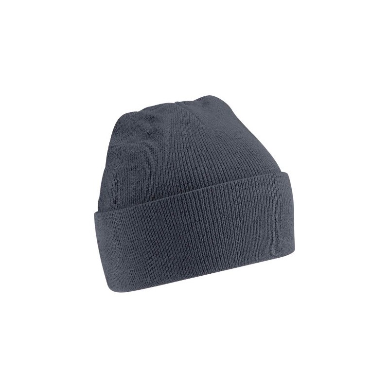 Beechfield B045 Cuffed Knitted Hat Unisex Adult - Grey -