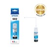 EPSON 502 EcoTank Ink Ultra-high Capacity Bottle Cyan Works with