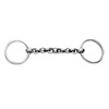 Korsteel Stainless Steel Waterford Loose Ring Bradoon Snaffle Bit, 6"