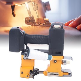 Electric Bag Sewing Machine, Industrial Handheld Cordless Bag Closing Machine, Portable Automatic Woven Bag Stitching Packing Machine for Leather Burlap PP Woven Kraft Paper Bag