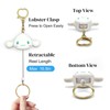 Cinnamonroll Lanyard with ID Badge Holder, Kawaii Retractable Reel ID