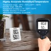 Geevon Indoor Thermometer Room Temperature Monitor,3 Pack Temperature Humidity Gauge