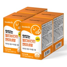 Good & Kids Delicious Multivitamins and Minerals for Children, Infants, Kids, 8 Months / 굿앤키즈 맛있는 종합비타민 미네랄 어린이 유아 아이 키즈 8개월분