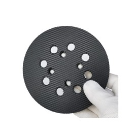 Professional Sanding Disc Backing Pad: Universal for Random Orbital Sanders - Diameter 125 mm, Medium Hard, with Secure Velcro System, Ideal for PEX 300/400 AE/4000 AE/Advanced