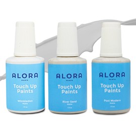 Alora Touch-Up Paint | Matte Finish for Drywalls, Concrete, Brick, Tile, Doors, Cabinets & More | Multi-Tone Gray Repair Kit | Quick-Dry, Low-Odor, Ultra-Low VOC | No Sanding or Primer Needed | 3 Pack