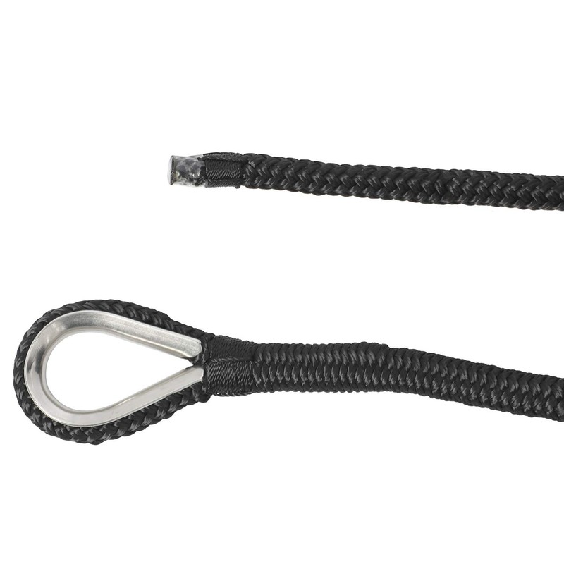 NovelBee 3/8" x 200' Double Braid Nylon Anchor Line with