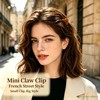 FSMILING 4CM Acetate Small Hair Clips Women Mini Claw Clips