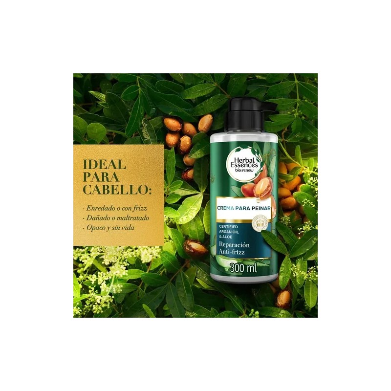 Crema para Peinar Herbal Essences Bio:Renew Aceite de Argán de