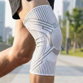 Hikis Running Knee Protector Patellar Tendon Cartilage Breathable Balance Mountain Climbing Marathon Sports Band 2 pieces white 2 pieces XXL 2ea