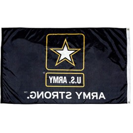 FlagSource Army Strong Nylon Military Flag, Made in USA, 3x5'