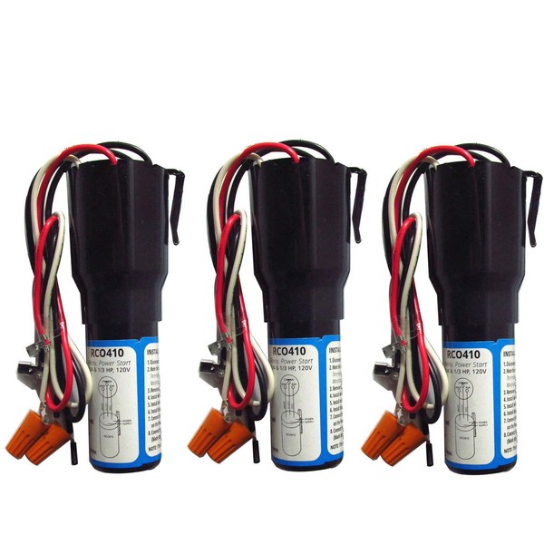 RCO410 3 in 1 Compressor Hard Start Capacitor Kit for