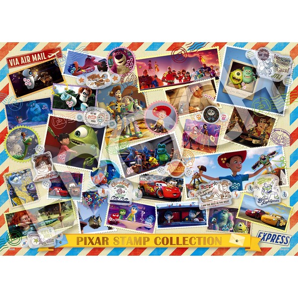Epoch 500 Piece Jigsaw Puzzle PIXAR STAMP COLLECTION Pop Up