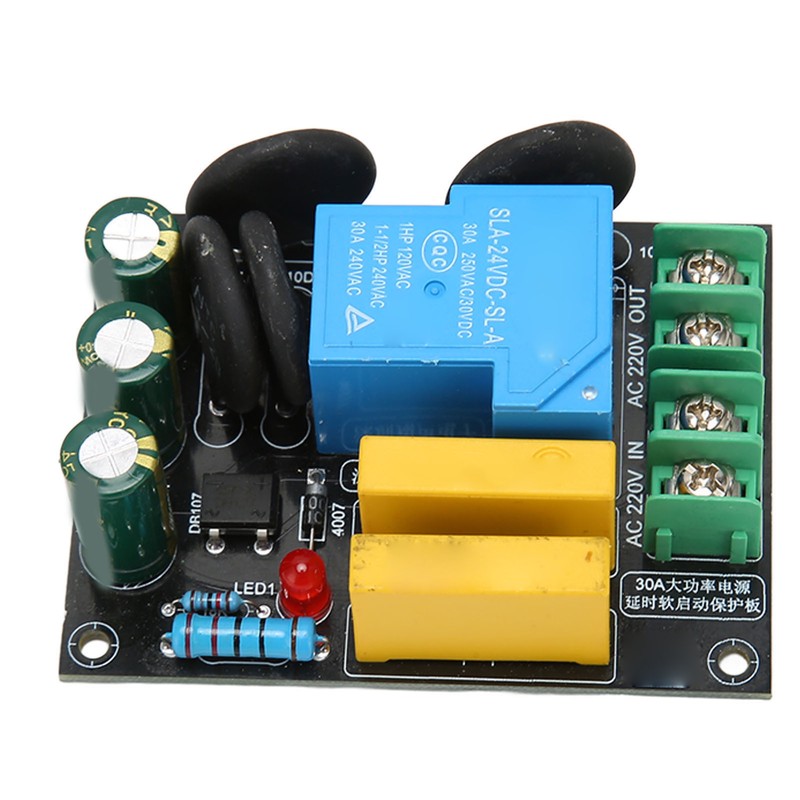 30A 6600W Soft Start Protection Module for Class A Amplifier