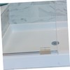 TEHAUX 4pcs Sliding Shower Door Bottom Guides Durable Shower Swing