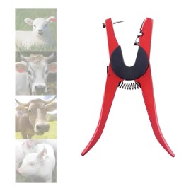 Pinzas Para Aretar Ganado, Toro, Cerdo, Borrego, Etc. Rojo