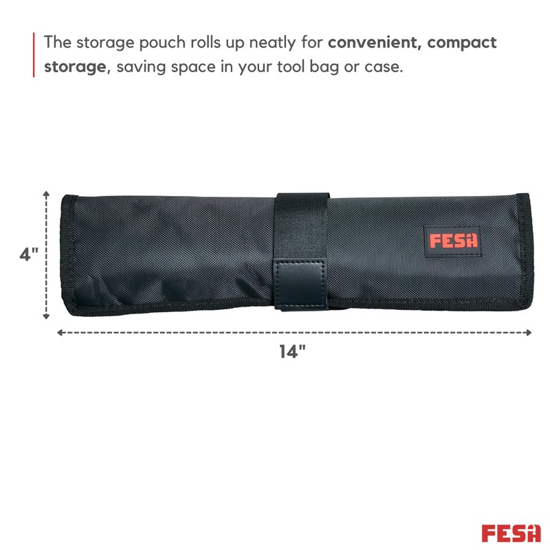 FESA Insulated Adjustable Wrench Set - 3-Piece 1000V Insulated Tool