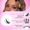 Lash Clusters Kit, DIY Cluster Eyelash Extensions 9‑16mm, 30D+40D+50D, 140pcs