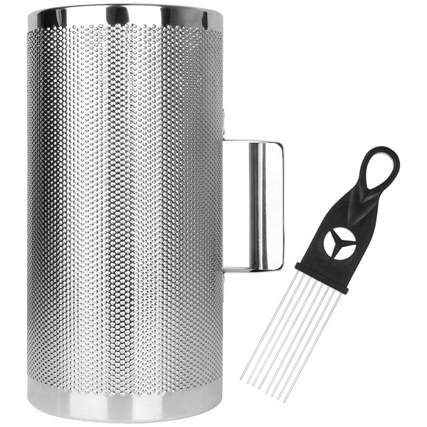12" x 6" Stainless Steel Guiro Instrument Latin Percussion Metal Guiro
