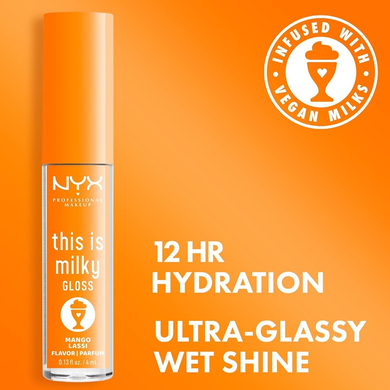 NYX PROFESSIONAL MAKEUP This Is Milky Gloss, Lip Gloss with