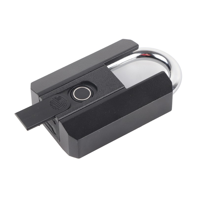 Fingerprint Padlock Waterproof Sensitive Rustproof Zinc Alloy Smart Electronic Padlock