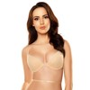 Vivisence 1040 Women's Strapless Push-Up Bra Front Closure Inserts Cup