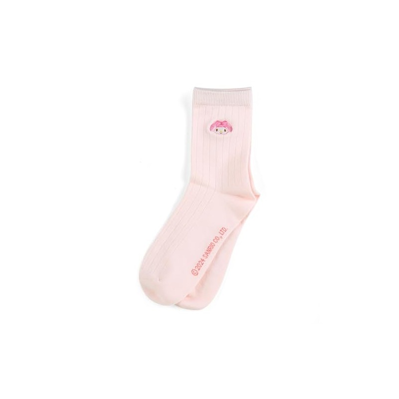 Sanrio 957381 Embroidered Socks Size: 9.1 - 9.8 inches (23