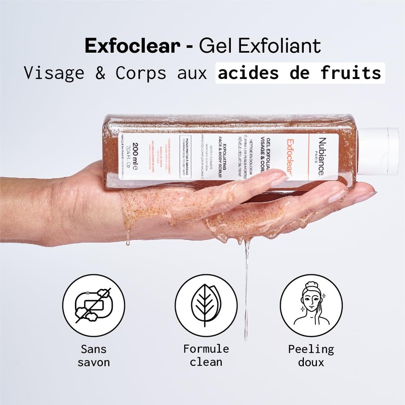 NUBIANCE - Exfoclear® Face & Body Scrub & Neckline -