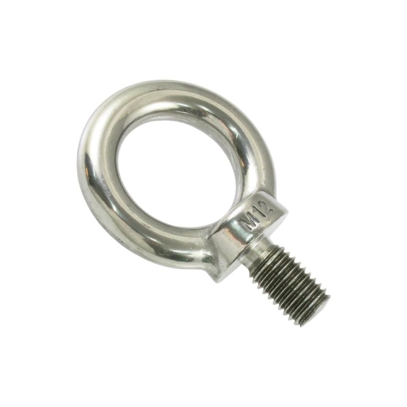 Himejiya IB-12M Stainless Steel Eye Bolt #12 (Nominal 0.5 inches