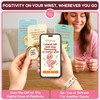 Stofinity Positive Flamingo Gifts - Emotional Support Flamingo Affirmation Cards