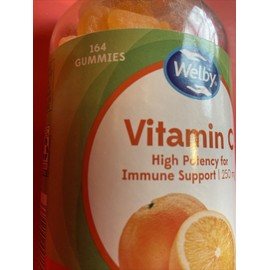 Welby VITAMIN C DELICIOUS ORANGE 🍊 GUMMIES / 164 Count  / Welby