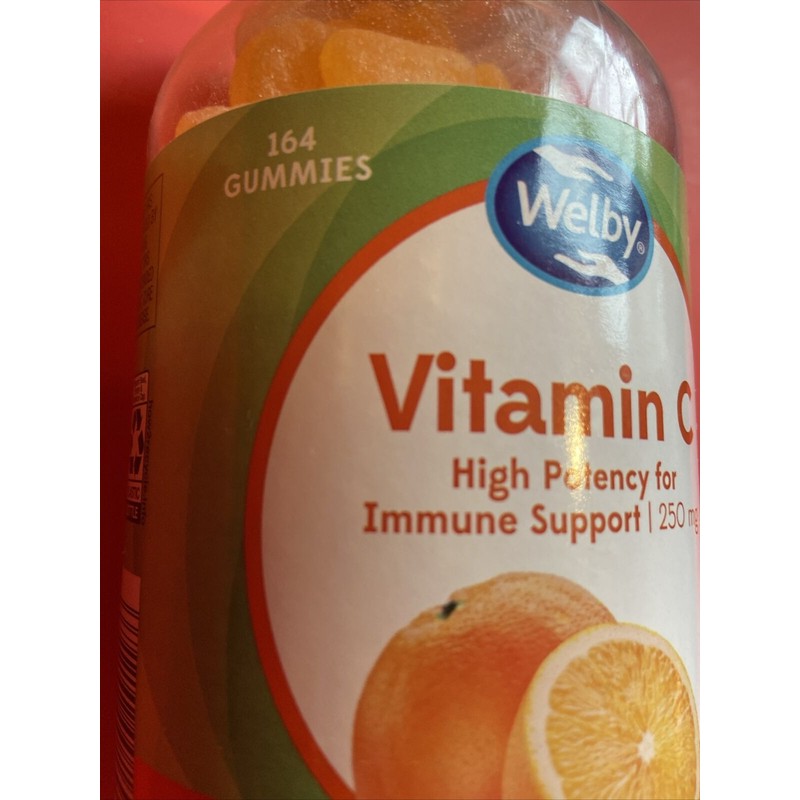 Welby VITAMIN C DELICIOUS ORANGE 🍊 GUMMIES / 164 Count