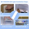 W11048980 W11470191 Refrigerator LED Light Assembly Compatible with Whirlpool WRQA59CNKZ