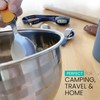 iChewie - Folding Camping Utensils Cutlery Set 4-in-1 Stainless Steel