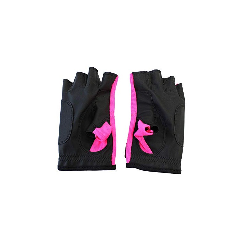 Mighty Grip Non-Tuck Pole Dance Gloves (Hot Pink, M)