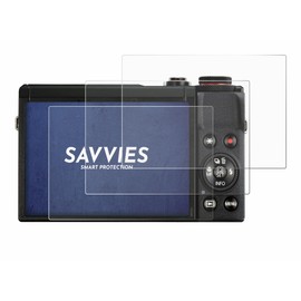Savvies 6 x Screen Protectors Compatible with Canon PowerShot G7 X Mark III Ultra Transparent