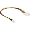 DELOCK Power Cable Floppy St 4-Pin -> Molex 4-Pin Female