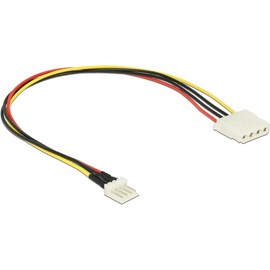DELOCK Power Cable Floppy St 4-Pin -> Molex 4-Pin Female 30 cm
