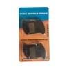 2 Pairs Hydraulic Disc Brake Pads with Cooling Rib, Ceramic