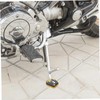 Gatuida Motorcycle Kickstand Pad Support Side Extension Plate for Enhanced