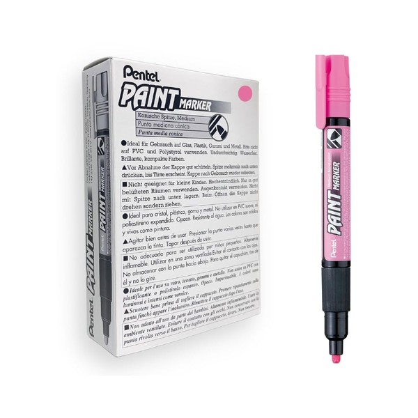 Pentel 4.0mm Bullet Point Cellulose Based Paint Permanent Vivid Colours