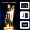 YEABRICKS - Luz LED para 21349 Ideas Esmoquin Cat Building