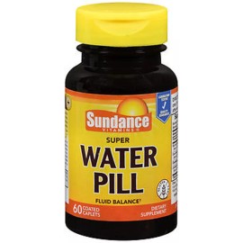 Sundance Vitamins Supplement Super Water Pill Fluid Balance Coated Caplets 60 Ct