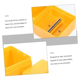LIFKOME 1Pc Waste Blades Storage Box Safe Broken Cutter Device for Convenient Disposal of Used Blades Durable Container for Organizing and Protecting From Sharp Edges
