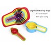 Set of 6 Measuring Cups for Baking, Cup Measurements Set,