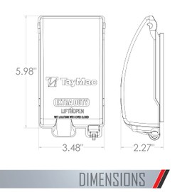 TayMac MX4280Z EXTRA DUTY Bronze 1-Gang Expandable Weatherproof In-Use 2-in. to 3-1/2-in. Electrical Outlet Cover, Vertical, Outdoor Outlet Cover for Electrical Box, UFAST Configuration