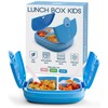 Umami All-in-1 Bento Box for Kids, Ice-pack & Utensils Included, 100% Leakproof & BPA free, Parents' favorite Lunch Box Kids (Blue, 27 oz)