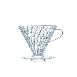 Hario V60 Plastic Coffee Dripper, Size 03, Clear